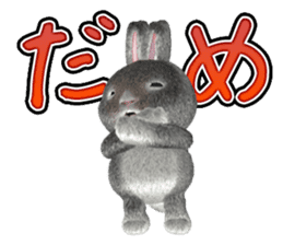 Softy rabbit sticker #2298595