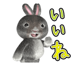 Softy rabbit sticker #2298596