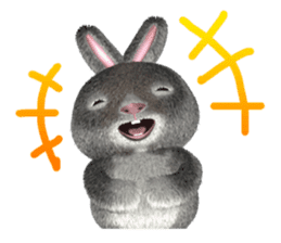 Softy rabbit sticker #2298597
