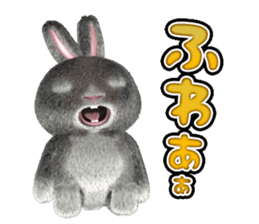 Softy rabbit sticker #2298600