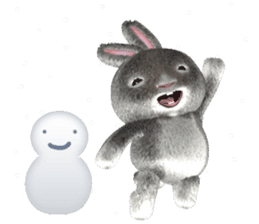 Softy rabbit sticker #2298610