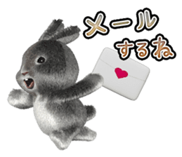 Softy rabbit sticker #2298617