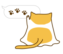 Ghost of a cat sticker #2298679