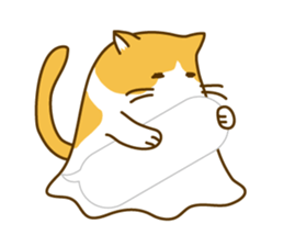 Ghost of a cat sticker #2298685