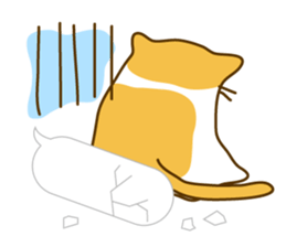 Ghost of a cat sticker #2298691