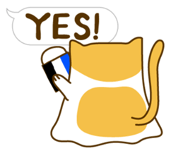 Ghost of a cat sticker #2298693