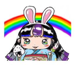 rabbit komachi sticker #2298710