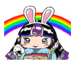 rabbit komachi sticker #2298710