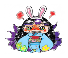 rabbit komachi sticker #2298714