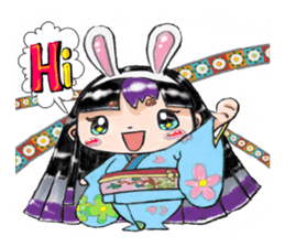rabbit komachi sticker #2298715