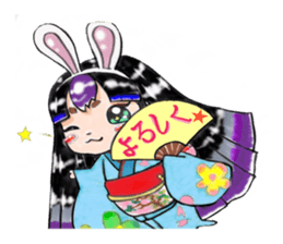 rabbit komachi sticker #2298719