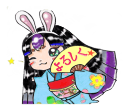 rabbit komachi sticker #2298719
