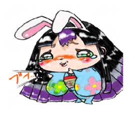 rabbit komachi sticker #2298723
