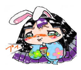 rabbit komachi sticker #2298723