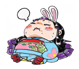 rabbit komachi sticker #2298725