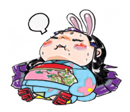 rabbit komachi sticker #2298725