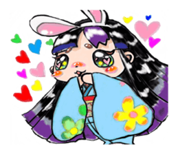 rabbit komachi sticker #2298730