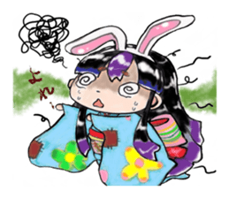 rabbit komachi sticker #2298733