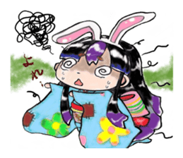 rabbit komachi sticker #2298733