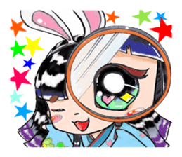 rabbit komachi sticker #2298737