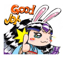 rabbit komachi sticker #2298743