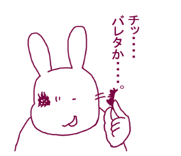 Rabbit of adult sticker #2298771