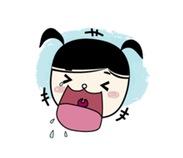 MeJi - the Teeth girl. sticker #2298824