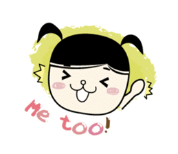 MeJi - the Teeth girl. sticker #2298832