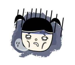 MeJi - the Teeth girl. sticker #2298847