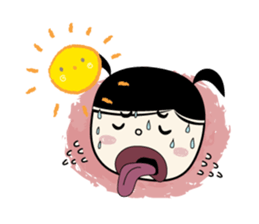 MeJi - the Teeth girl. sticker #2298848