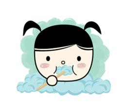 MeJi - the Teeth girl. sticker #2298863