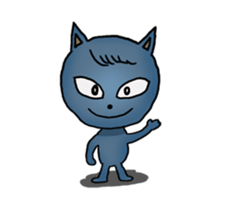 a cat expressing emotion well sticker #2299184