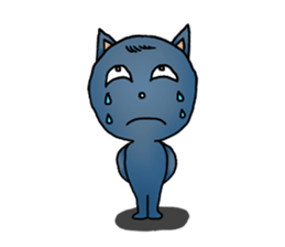 a cat expressing emotion well sticker #2299191