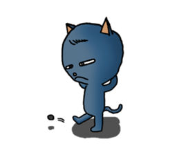a cat expressing emotion well sticker #2299192