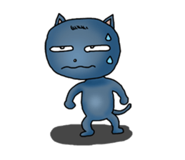 a cat expressing emotion well sticker #2299195