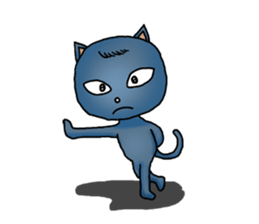 a cat expressing emotion well sticker #2299196