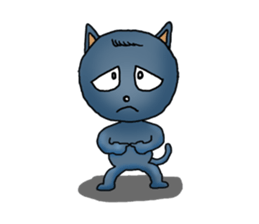 a cat expressing emotion well sticker #2299197