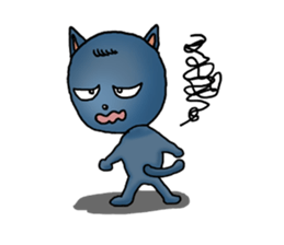 a cat expressing emotion well sticker #2299198