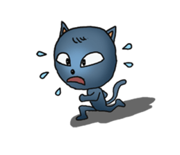 a cat expressing emotion well sticker #2299199