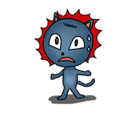 a cat expressing emotion well sticker #2299204