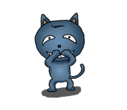 a cat expressing emotion well sticker #2299206