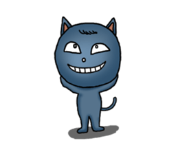 a cat expressing emotion well sticker #2299207