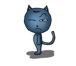 a cat expressing emotion well sticker #2299214