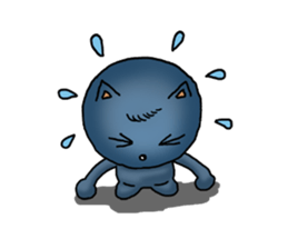 a cat expressing emotion well sticker #2299216