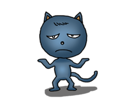 a cat expressing emotion well sticker #2299220