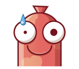 Mini Pink Sausage sticker #2299304