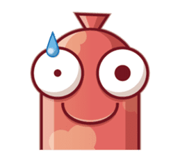 Mini Pink Sausage sticker #2299304