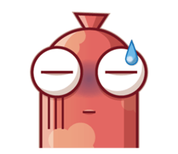 Mini Pink Sausage sticker #2299308