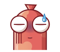 Mini Pink Sausage sticker #2299308