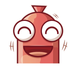 Mini Pink Sausage sticker #2299309